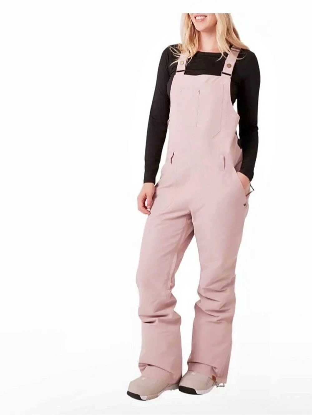 Roxy Rideout Bib Snow Pants Women's Pink